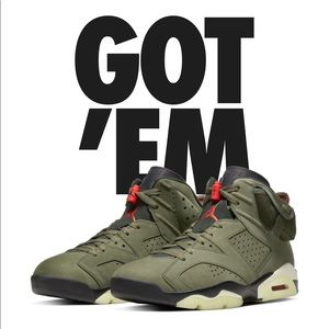 Travis Scott - Air Jordan 6 - Size 11 - Deadstock